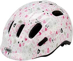 ABUS Smiley 2.1 Kinderhelm - Voor Jonge Kinderen, met Achterlicht - Voor Meisjes en Jongens - Wit, Maat M​