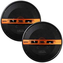 Edge EDST216-E6 Speakers, Black, 6.5"