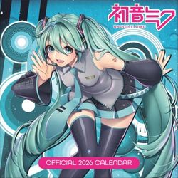 Hatsune Miku Broschurkalender 2026: Die japanische virtuelle Sängerin in einem Bildkalender 2026. Toller Kalender für Anime-Fans! Kalender mit Monatskalendarium.