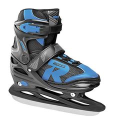 Roces 450696 Jokey Ice 2.0 Kinderschaatsen, verstelbare schaatsen,30-33,Zwart-astro Blauw