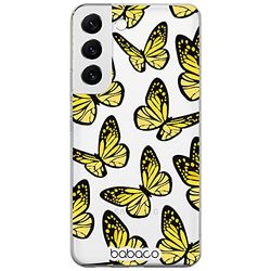 ERT GROUP etui na telefon Samsung S22, case oryginalny i oficjalnie licencjonowany przez Babaco, wzór Butterflies 002, optymalnie dopasowane, plecki z TPU częściowo przeźroczyste