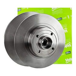VALEO - Oiled brake disc - 197535 - Box of 1 ventilated disc - Front left axle - Similar to OE design and quality - Valeo, Braking expert since 1923