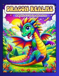 Dragon Realms: A Mythical Coloring Adventure