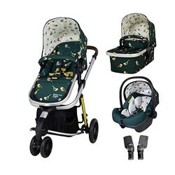 Cosatto Carrito Bebé 3 en 1 Giggle - Carro Bebé Nacimiento hasta 18kg - Cochecito Bebé con Capazo, Silla de Paseo y Silla Coche iSize 0+ - Coche Bebé Ligero Fácil de Plegar con Protector Lluvia