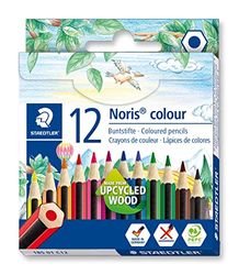 STAEDTLER 185 01 C12 Noris - Lápiz para colorear (12 unidades), colores surtidos