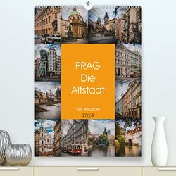 Prag - Die Altstadt (hochwertiger Premium Wandkalender 2024 DIN A2 hoch), Kunstdruck in Hochglanz: Wunderschöne Bilder der Hauptstadt Tschechiens.