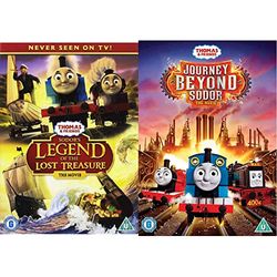 Thomas & Friends: Sodor's Legend of the Lost Treasure [DVD] [2017] & Thomas & Friends: Journey Beyond Sodor [DVD]