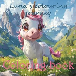 Luna's coloring journey coloring book: Go on a wonderful journey with Luna: Magical coloring pictures for little artists aged 3 and up!