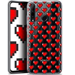 Caseink fodral för Huawei Honor 20 Lite (6.2) [gel HD-mönster tryckt i Frankrike kärlek Saint Valentine kollektion pixelkonst design - mjuk - ultratunn]