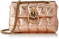 Pinko, LOVELINK MINI PUFF ORIGAMI 2 C Woman, O81_PINK POWDER PINK, U