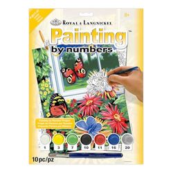 Royal & Langnickel Painting by Numbers A4 Size Butterflies Designed Painting Set