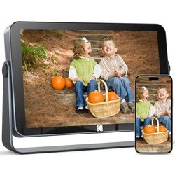 KODAK Cornice digitale Touch elettronica, 10,1 pollici, 1920 x 1200 FHD, con memoria da 32 GB, batteria agli ioni di litio da 4000 mAh