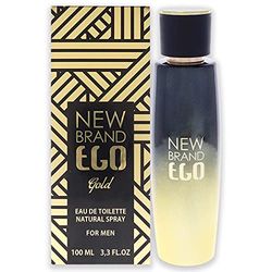 New Brand Ego Gold For Men 3.3 oz EDT Spray