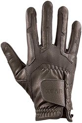 uvex ventraxion, guante de equitación flexible unisex, resistente al desgaste, ventilación óptima, brown, 7-8