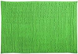 MSV Tapis de Bain Tapis de Douche „Chenille“ Poils Longs Microfibres Moelleux Anti-dérapant 40x60 cm Vert Pastel