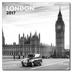 Grupo Erik Editores London B/W - Calendario 2017, 30 x 30 cm