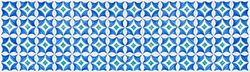 Doge Milano Chemin de cuisine, 100% Made in Italy, Tapis résistant aux taches avec impression numérique, Tapis antidérapant et lavable, Modèle Maiolica - Eden, cm 180x52