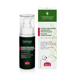 Helan L'Antirughe - Firming & Redensifying Emulsion Fluid Concentrated Booster for Skincare with Vitamin C & E, Shea Waxes & Ceramides - Anti Wrinkle Action for Sensitive Skin - Made in Italy, 30 ml