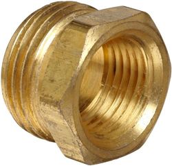 Anderson métaux Laiton Raccord de tuyau d'arrosage, connecteur, mâle GHT X femelle NPT, 3/4" Male Hose ID x 3/8" GHT Female, 1