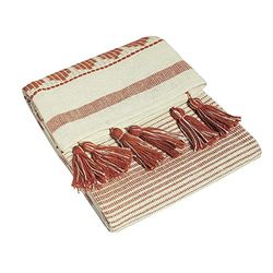 furn. Pangea Throw, Cotton, Terracotta, 125 x 150cm (PANGEA/TH1/TER)