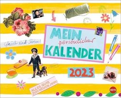 Gabi Kohwagner Mon calendrier personnel 2023 – Planning mensuel avec beaucoup d'espace pour les rendez-vous et les notes – 30 x 24,3 cm (ouvert 30 x 48,6 cm)