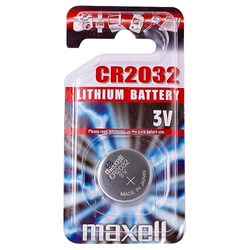 Maxell CR2032 3V - batería Li-Ion, color plateado, 1 unidad