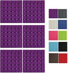 MSV Lote DE 6 Antideslizantes Quadro Purpura, Morado