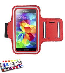 MUZZANO F2501842 ECHT Armband Case voor Samsung Galaxy S4 - Rood