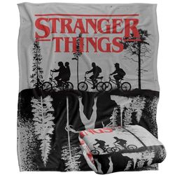 Stranger Things UPSIDE DOWN Silky Touch Super Soft Throw Blanket 152 x 127 cm