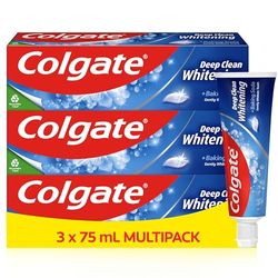 Colgate Blanchiment en Profondeur avec du Dentifrice au Bicarbonate de Soude 3 x 75 ml Multipack