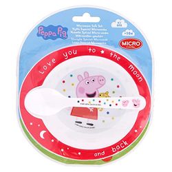 Serviesset voor baby's, bestaande uit kom en lepel | Peppa Pig Little One