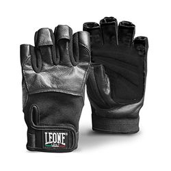 LEONE 1947, Gym handskar, Unisex vuxen, Svart, XS, AB713