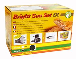 Lucky Reptile Bright Sun Set DL Jungle - Lampe à Vapeur métallique Spectre de lumière du Jour 35 W avec éclairage encastré & Ballast - pour Reptiles - Accessoire de Terrarium - Kit UV Noir