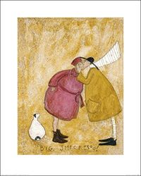 Art Group The Big Smackeroo Sam Toft Stampa Artistica, Carta, Multicolore, 40 x 50 x 1.3 cm