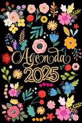 Agenda 2025 Settimanale: con Spazio per Note 12 Mesi 2025 , copertina floreale