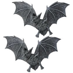 Design Toscano De vampiervleermuizen van Lock Barbarosa, wandsculpturen - set van 2