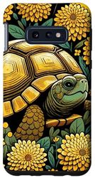 Carcasa para Galaxy S10e Caja Tortuga Ilustración Caja Floral Tortugas