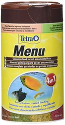 Tetra Min Menu Visvoer, 4 speciale schubben in aparte compartimenten, variatievoer voor alle siervissen, 100 ml blik