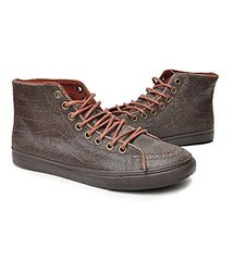 Vans U SK8-HI D-LO VL9A54A Uniseks sneakers voor volwassenen, Bruin Cracked Leather Brown, 39 EU