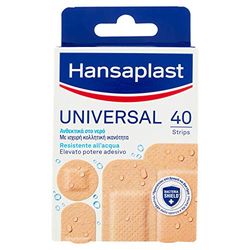 Hansaplast Universeel - Cerotti Assorti Resistenti All'Acqua, 40 Pezzi