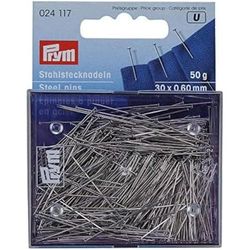 Prym Head Pins, Metallo, Silver, 10.199999999999999 x 6.7 x 1.9 cm