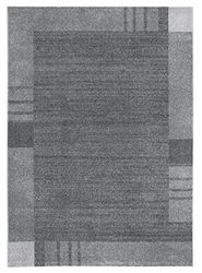 andiamo Tappeto a pelo corto Le Havre, in polipropilene, grigio, 120 x 170 cm