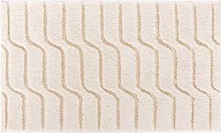 Grund Bath Mat, Ultra Soft, Absorbent and Anti Slip, Organic Cotton, 5 Years Warranty, VOGUE, Bath Mat 70x120 cm, Natural