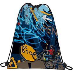 Grafoplás Sac à Dos avec Cordes et Poche extérieure, 36 x 47 cm, Modelo Urban