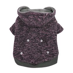 FouFou Dog FFD 61124 Maglietta Top per Cane Maglioncino Invernale Heathered, XL, Rosa
