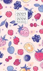 2025-2026 Pocket Calendar for Purse: Stay Productive and Stylish with Our Elegant Two Year 2025-2026 Monthly Planner with Holidays and Inspirational Quotes