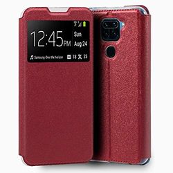Cool Flip Cover voor Xiaomi Redmi Note 9, glad, rood