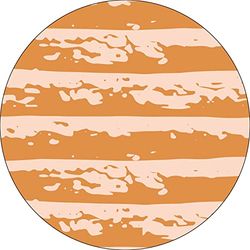 Bonateks, Ronde digitaal bedrukte muismat, antislip onderkant, voor kantoor en thuis, diameter: 22 cm