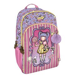 Santoro 1110GJ06 Gorjuss Fairground Sac à Dos 3 Fermetures éclair 29 x 45 x 17 cm, Rose, Taille Unique Mixte Enfant