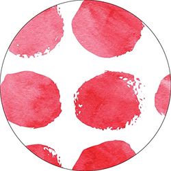 Bonateks, Round Digital Printed Mouse Pad, Non-Slip Base, for Office and Home, Diameter:22cm